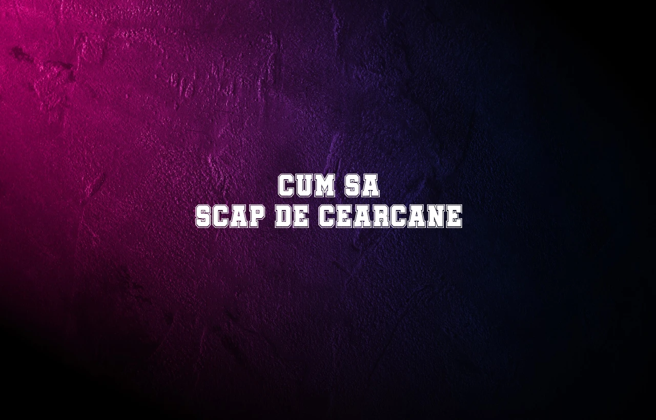 cum sa scap de cearcane